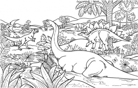 Dinosaur Coloring Pages on February    2011    Free Coloring Pages